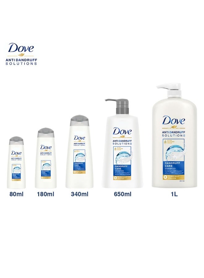 Dove Dandruff Care Shampoo for Dry, Itchy & Flaky Scalp, 1 Litre - Image 3